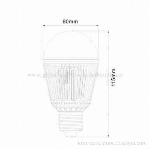 LD 5W E26/E27 LED Bulb with 46pcs Aluminum Fin